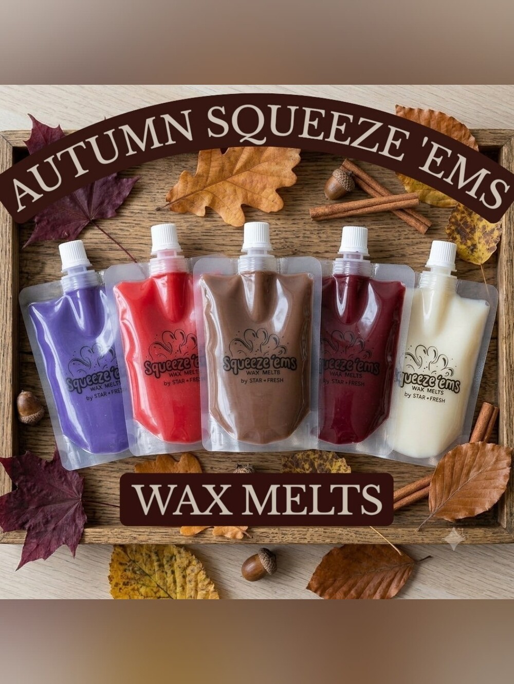 BUY NOW Squeeze 'Ems Wax Melts- Autumn Scents